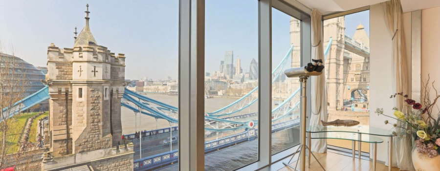 Foto: Dzīvoklis ar, iespējams, labāko skatu uz Londonu