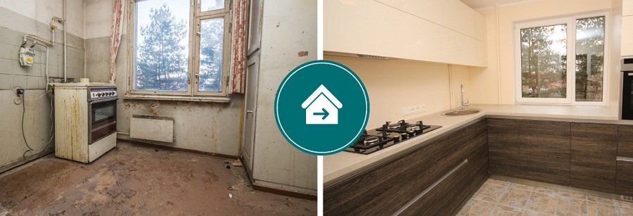 Dzīvokļa remonts šķērsgriezumā: Specprojekta divistabu dzīvoklis Purvciemā