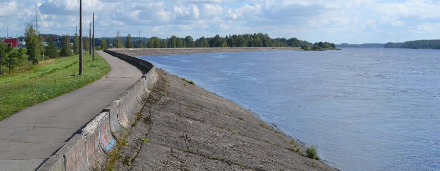 Sākušies Rīgas HES ūdenskrātuves Ogres aizsargdambja atjaunošanas darbi