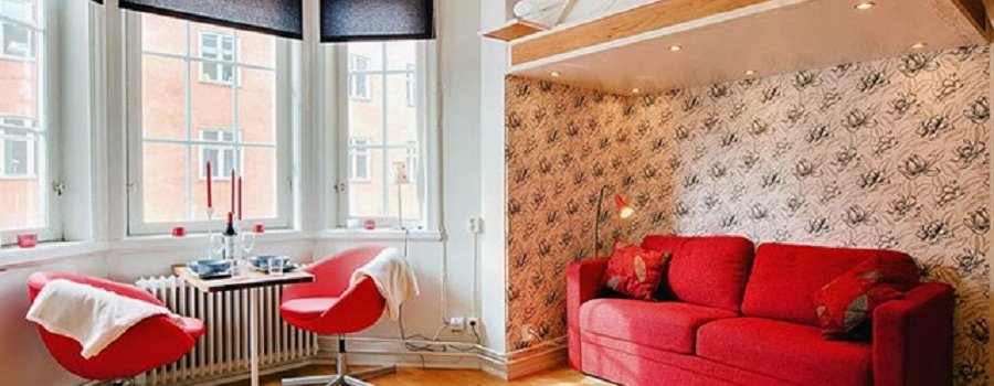 PADOMI: Kā izvietot standarta izmēra gultu studio tipa dzīvoklī