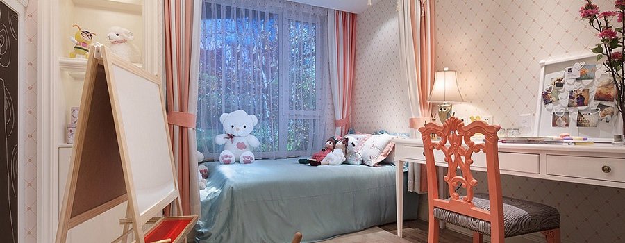 Интерьер детской спальни для девочки
