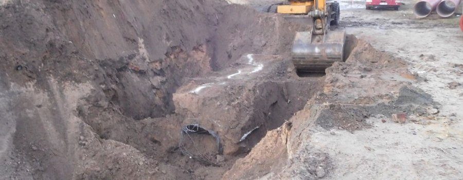 Tuvojas noslēgumam Mārkalnes ielas kanalizācijas spiedvada pārbūve