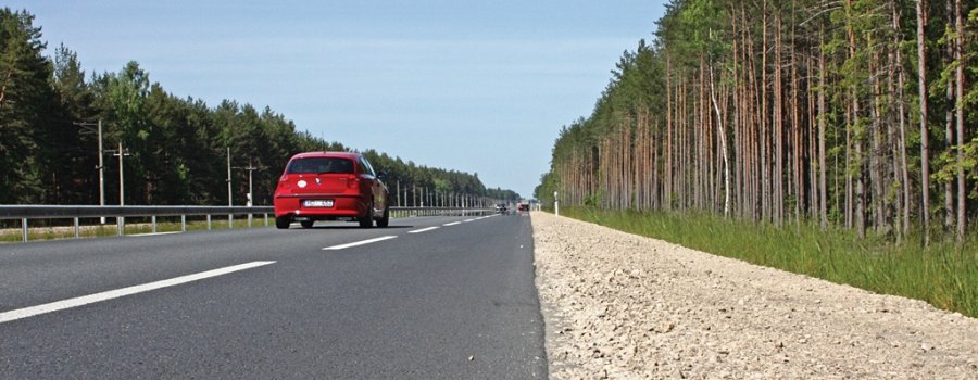 Tallinas šosejas posmā no Duntes līdz Svētciemam atjaunots ceļa segums