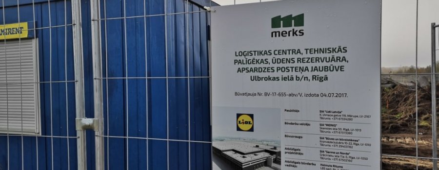 Investējot 55 miljonus eiro, Lidl uzsāk loģistikas centra būvniecību Latvijā