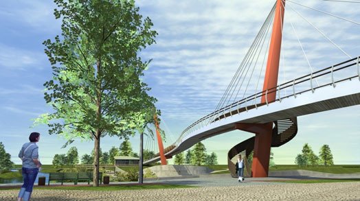 Saulkrastos pār Pēterupi plāno būvēt jaunu gājēju tiltu