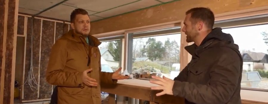 VIDEO: Kā top siltākās pasīvās mājas?