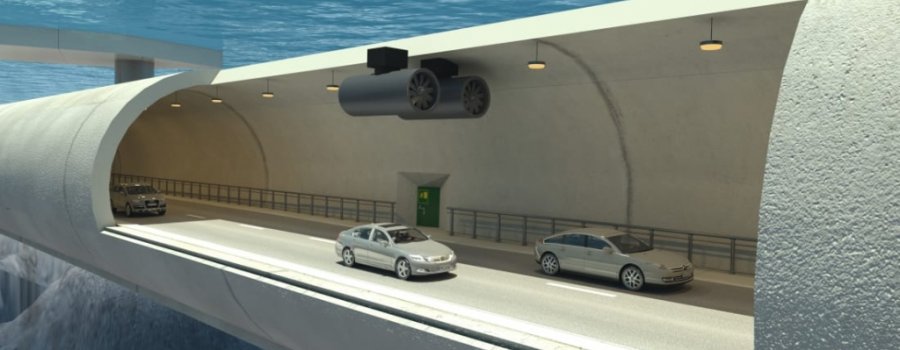 Norvēģija plāno būvēt peldošu tuneli zem ūdens