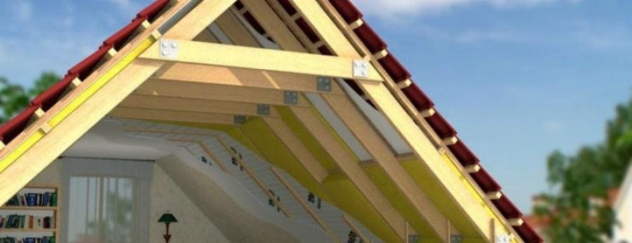 VIDEO: Karkasa māja jumta izolācija.