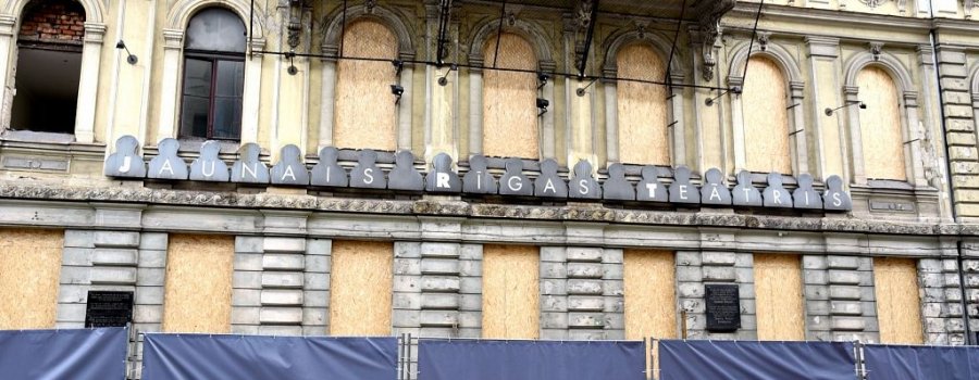 Uzsākti Rīgas Jaunā teātra rekonstrukcijas darbi