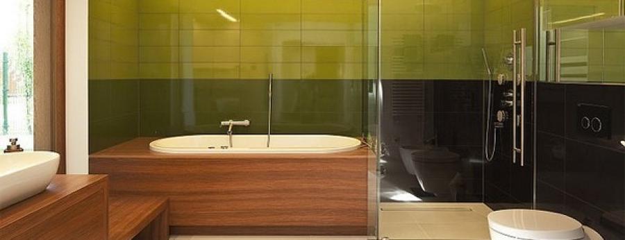 VIDEO Caurspīdīgas stikla durvis dušā, lai radītu gaisīgu interjeru