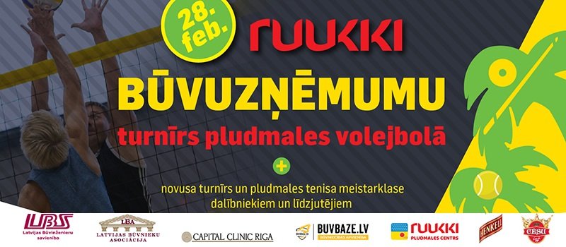 RUUKKI Būvuzņēmumu turnīrs pludmales volejbolā