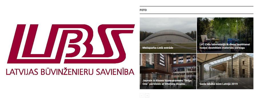 Latvijas Būvinženieru savienībai jauna mājaslapa