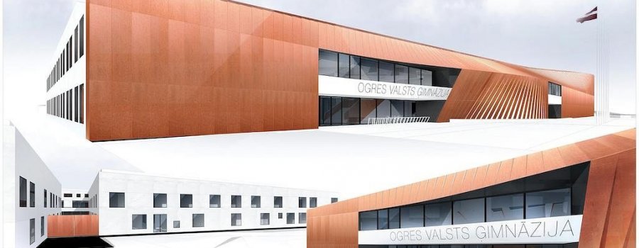 Pabeigta jaunās Ogres Valsts ģimnāzijas un sporta ēkas projektēšana
