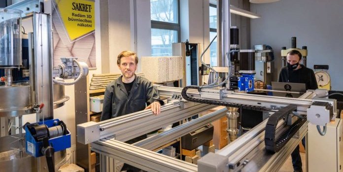 Izveido Baltijā pirmo 3D betona drukāšanas laboratoriju