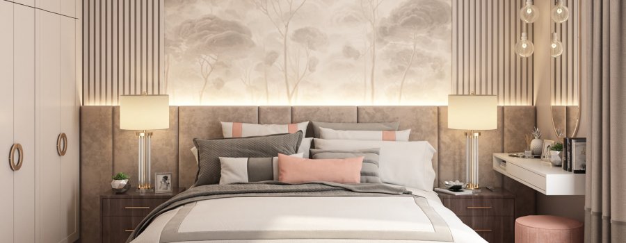 Guļamistabas dizains no LAVR interior design