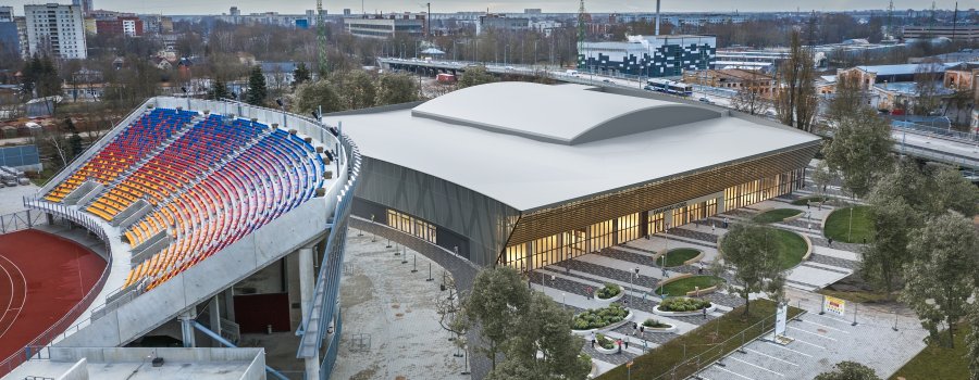 Plāno nodot ekspluatācijā Daugavas stadionā izbūvēto ledus halli