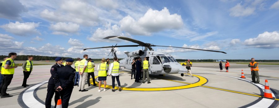 Lidostas Rīga heliporta izveidē ieguldīti 3,3 miljoni eiro