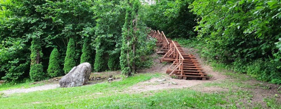 Mākoņkalnā par 30 000 eiro labiekārtota teritorija