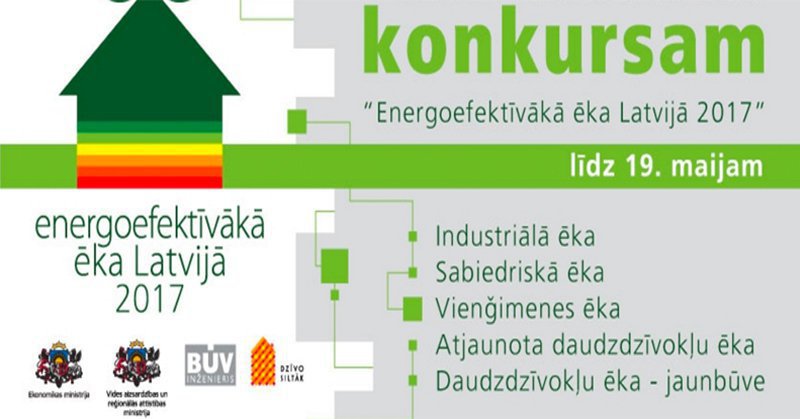 Energoefektīvākā ēka Latvijā 2017