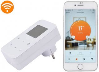  Smart wi-fi kontaktdakšu termostats