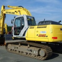 Kāpurķēžu ekskavatora noma.  NEW HOLLAND E215B